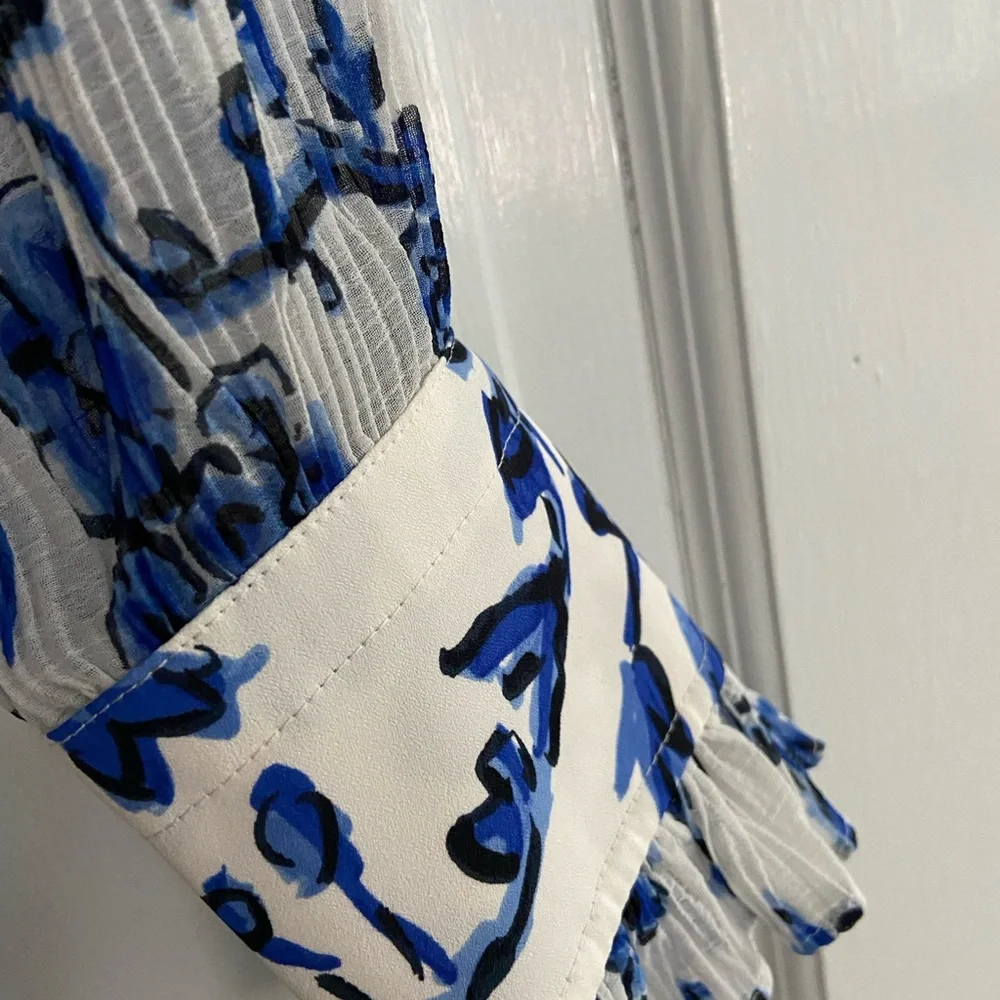 Tory Burch Deneuve Blue Dress - Picture 4 of 5